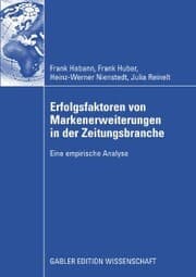 Cover von Erfolgsfaktoren von Markenerweiterungen in der Zeitungsbranche