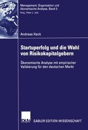 Cover von Startuperfolg und die Wahl von Risikokapitalgebern