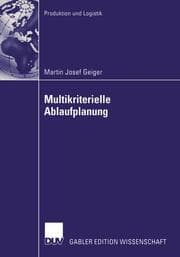 Cover von Multikriterielle Ablaufplanung