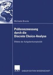 Cover von Präferenzmessung durch die Discrete Choice-Analyse