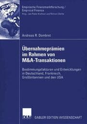 Cover von Übernahmeprämien im Rahmen von M&A-Transaktionen