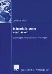 Cover von Industrialisierung von Banken