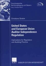 Cover von United States and European Union Auditor Independence Regulation