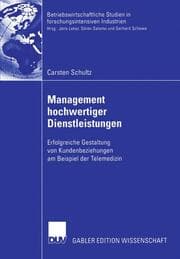 Cover von Management hochwertiger Dienstleistungen