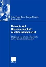 Cover von Umwelt- und Ressourcenschutz als Unternehmensziel