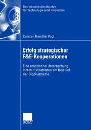Cover von Erfolg strategischer F&E-Kooperationen