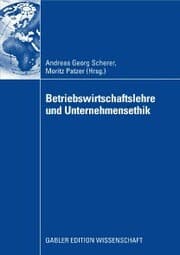 Cover von Betriebswirtschaftslehre und Unternehmensethik