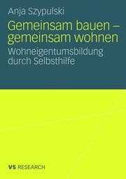 Cover von Gemeinsam bauen - gemeinsam wohnen