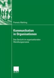 Cover von Kommuniaktion in Organisationen