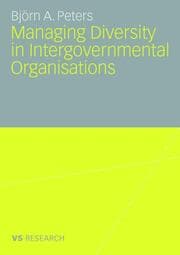 Cover von Managing Diversity in Intergovernmental Organisations
