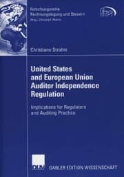 Cover von United States and European Union Auditor Independence Regulation