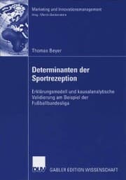 Cover von Determinanten der Sportrezeption