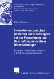 Cover von Interaktionen zwischen Anbietern und Nachfragern bei der Vermarktung und Beschaffung innovativer Dienstleistungen