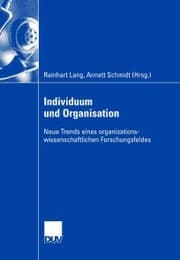 Cover von Individuum und Organisation