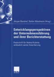 Cover von Entwicklungsperspektiven der Unternehmensführung und ihrer Berichterstattung
