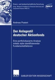 Cover von Der Anlagestil deutscher Aktienfonds