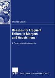 Cover von Reasons for Frequent Failure in Mergers and Acquisitions