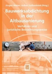 Cover von Bauwerksabdichtung in der Altbausanierung