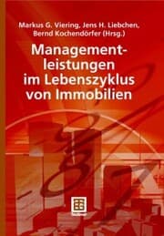 Cover von Managementleistungen im Lebenszyklus von Immobilien