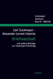 Cover von Carl Zuckmayer - Alexander Lernet-Holenia Briefwechsel und andere Beiträge zur Zuckmayer-Forschung