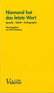 Cover von Niemand hat das letzte Wort