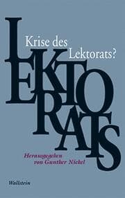 Cover von Krise des Lektorats?