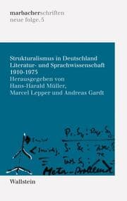Cover von Strukturalismus in Deutschland