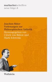 Cover von Vorlesungen zur Philosophischen Ästhetik