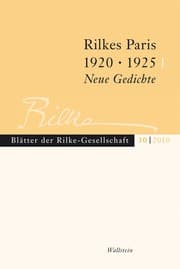 Cover von Rilkes Paris (1920/1925)
