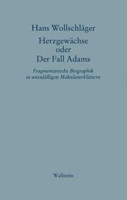 Cover von Herzgewächse oder Der Fall Adams