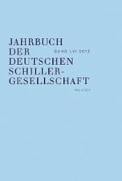 Cover von Jahrbuch der Deutschen Schillergesellschaft