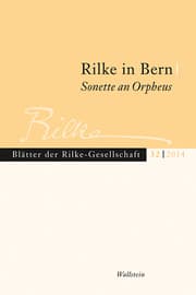 Cover von Rilke in Bern - Sonette an Orpheus