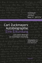 Cover von Carl Zuckmayers Autobiographie: Eine Erkundung