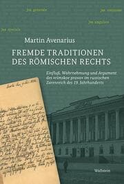 Cover von Fremde Traditionen des römischen Rechts