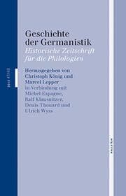 Cover von Geschichte der Germanistik