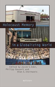 Cover von Holocaust Memory in a Globalizing World