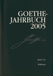 Cover von Goethe-Jahrbuch 122,2005
