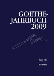 Cover von Goethe-Jahrbuch 126,2009
