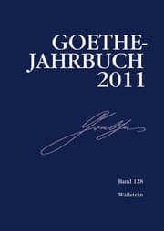 Cover von Goethe-Jahrbuch 128,2011