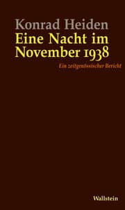Cover von Eine Nacht im November 1938