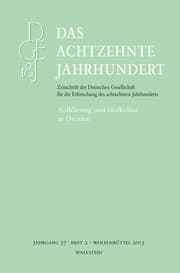 Cover von Aufklärung und Hofkultur in Dresden
