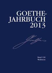 Cover von Goethe-Jahrbuch 130,2013
