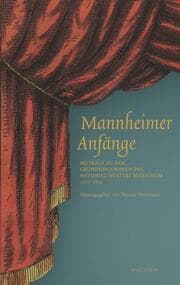 Cover von Mannheimer Anfänge