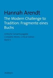 Cover von The Modern Challenge to Tradition: Fragmente eines Buchs
