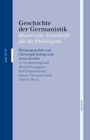 Cover von Geschichte der Germanistik