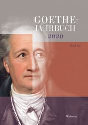 Cover von Goethe-Jahrbuch 137,2020