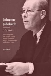 Cover von Johnson-Jahrbuch 28/2021