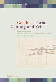 Cover von Goethe - Form, Gattung und Zeit