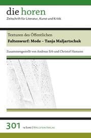 Cover von Texturen des Öffentlichen