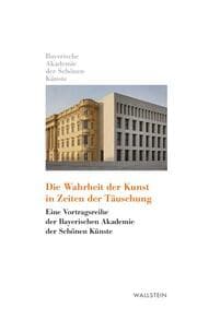 Cover von Die Wahrheit der Kunst in Zeiten der Täuschung